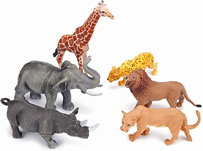Safari Animals Figures Toys
